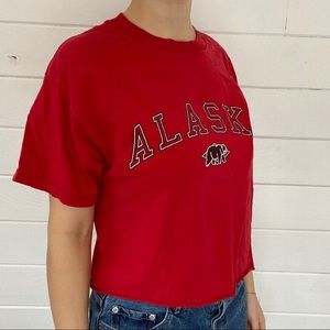 Cropped Graphic T-Shirt